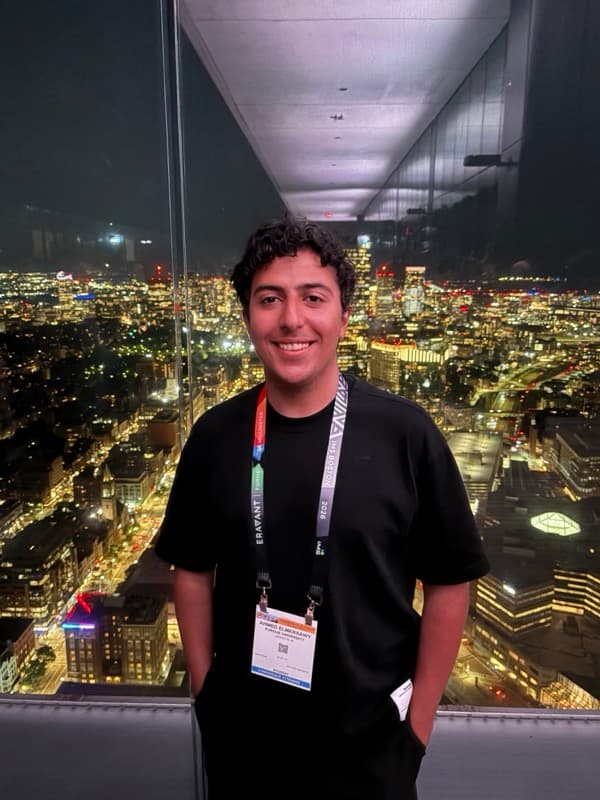 Ahmed Elmersawy, undergraduate researcher at Purdue University